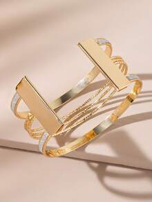 亮片細節開口手鐲