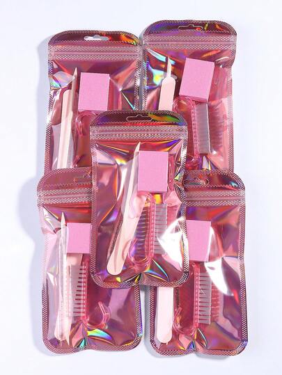 15/10/5/2/1 件/套 一次性美甲套装 | 美甲修脚套装，迷你指甲锉和木质指甲棒套装，双面指甲锉，木质指甲推，指甲清洁工具，DIY 美甲护理用品