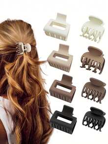 8pcs Matte Hair Clips For Women And Girls - Rectangular And Double Row Small Claw Clips For Thin/Medium Fine Hair - Non-Slip Jaw Clips, Hair Accessories, Hair Accessories Women, Hair Accessory, Hair Accessories Women, Hair Accessories, Hair Tools, Curly Hair Accessories Hair, Hair Accessory, Hair Accessories, Hair Accessories Fall,Travel, Hair Tools,Accessories Women, Hair Stuff,Fall,Hair Accessories Women,Hair Accessory Women,Hair Tools,Hair Stuff,Stuff,Beauty Accessories,Gifts,Travel,Gifts For Women,Hair Stuff,Stocking Stuffers,Stocking Stuffers,Stocking Fillers,Stocking Stuffers For Women,Stocking Fillers Women,Christmas Gifts,Gifts,Christmas Stocking Fillers,Gifts For Women,Gift,Christmas Gift,Stocking Stuffers For Adults,Stocking Fillers For Adult,Hair Stuff,Women's Accessories,Stocking Stuffer,Coming-Of-Age Hair Accessory,Christmas Hair Accessories,Gift Ideas For Women,Beauty Stocking Fillers,Christmas Gifts For Women