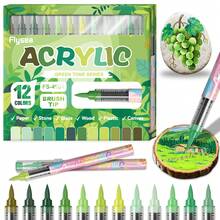 Bộ bút dạ acrylic chuyên nghiệp Flysea New Colorful Series 12 chiếc/hộp, màu sắc sống động, hệ thống mực chảy mượt mà mới, 12 màu/bộ, nhiều sự kết hợp màu sắc khác nhau, sản phẩm mới ra mắt, chất lượng tốt hơn, trải nghiệm viết mượt mà hơn, được thiết kế dành cho các nghệ sĩ chuyên nghiệp. - Nhiều màu - Xem 10