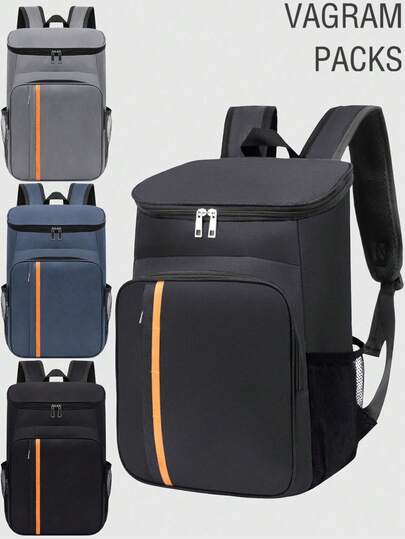 1pc Large Capacity Insulated Commuter Backpack. Men's Backpack. Multi-Functional Schoolbag. Insulated Lunch Backpack. Multi-Functional Black Lightweight Backpack. Spacious Women's Daily Handbag. Large Capacity Lunch Bag. Holiday Shopping Bag. Suitable For Students, Middle/High School Students, Business Travel.