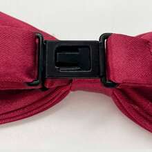 1pc Men's Business/Commute Herringbone Fabric Bow Tie