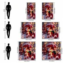 1 pièce/4 pièces Ensemble de décorations de Noël bonhomme de neige comprenant un rideau de douche imperméable avec 12 crochets, une housse de siège de toilette, un tapis de bain antidérapant et un tapis de sol en polyester lavable. Convient pour la décoration de la salle de bain, de la chambre, de la maison et du salon.