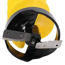 28*6in Broca De Taladro Para Plantar Jardín Pesca En Hielo Barrena para Hielo, Broca Eléctrica para Pesca en Hielo con Dispositivo Flotante, 6 Pulgadas de Diámetro y 28 Pulgadas de Longitud - Amarillo - Ver 10