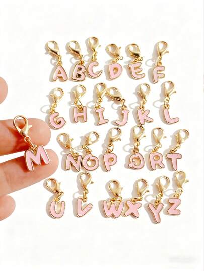 Llavero personalizado con letra, colgante con inicial personalizada, accesorio de llavero, dije personalizado para bolso, regalo, accesorio para teléfono, diseño minimalista, adecuado para carteras de mujer y accesorios de teléfono, regalo para amigos, familia, novia, accesorio para exteriores, recuerdo de fiesta, recuerdo, dije para auto, regalo para mujeres y niñas