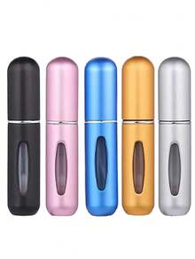 1/3/5 件 5 毫升可再填充香水雾化器喷雾瓶，单包装，闪亮粉色香水瓶喷雾器泵储存容器，适用于旅行、客厅、卧室、浴室家居装饰，4/10/20 件，婚礼、派对、生日、男士礼物、妈妈爸爸朋友、新年、配饰、趣味礼物 - 彩色 - 查看 29