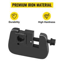 7843B Kit de engarzadora manual de manguera de aire acondicionado, kit de herramientas de engarzadora de manguera de aire manual con 4 troqueles, juego completo #6#8#10#12, juego de herramientas de reparación de engarzadora de manguera de A/C, para engarzar tuberías de aire acondicionado automotrices - Kit 7843B - Ver 7