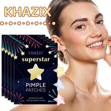Star Pimple Patches For Face Hydrocolloid, Absorbing Cover, Tea Tree, Hydrocolloid Acne Patch, Cute Star Pimple Patch280 Patches - Multicolor - View 2