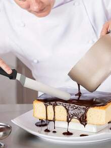 3pcs Cake Scraper Set, Stainless Steel Icing Scraper Set For Cake Smoothing - 6 Inch, 8 Inch, 10 Inch Cake Decorating Tools Back To School