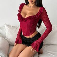 Cosplay Clothing - 酒紅色 - 查看 3