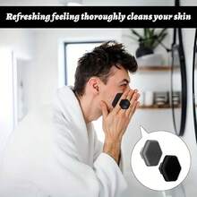 1 Stück tragbarer Silikon Gesichtsreinigungsbürste & Peeling Bürste & Bartbürste & Massagetool, weiche hypoallergene Silikon Tiefenreinigung Peeling Gesichts- & Bartmassagebürste - Geschenkset für Männer & Frauen, Ehemann Vater Weihnachten Geburtstag Pflege Set Hautpflege Routine Essentiell