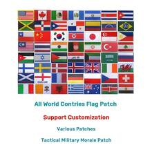 2 PCSScotland Flag Patches Embroidered Tactical Military Morale Patch Applique Fastener Hook And Loop{Inchcolor_nameinch:InchScotlandinch} - Scotland - View 7