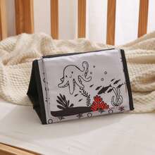 Early Cloth Book, Enhance Cognitive Ability, Colorful Cloth Book - Captivating Visual And Auditory Training With Cartoon Animal Tails, Soft Polyester, Children's Learning Toy, Anti-Tear Waterproof Early Education Cloth Book, Stimulate Tactile And Visual Cognitive Awakening, Suitable For Christmas, Birthday And Other Holiday Gifts!