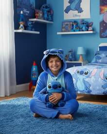 Lilo & Stitch Kigurumi Kids Stitch With Hood And Zipper Costume For Boy And Girl, Gift