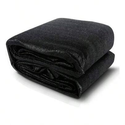 Shade Sail Rectangle 3x 6m Sunshade Cloth Shadecloth Block Outdoor Marquee Canopy Shelter Cover Beach Pool Patio Backyard Lawn Garden Carport Fence Greenhouse, Black 98 Blockage