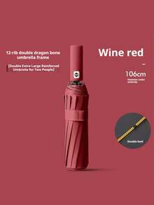 24-Rib Fully Automatic Umbrella, Sun And Rain Protection, UV Protection Umbrella, Suitable For School, Office, Home, Travel And Back To School Supplies, Sunny And Rainy Dual-Use Umbrella, Sun Protection, 99% UV Protection, Suitable For Men And Women, Durable Structure, Sun And Rain Protection