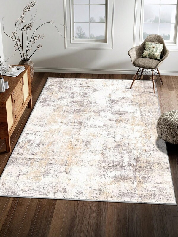 Faux Cashmere Area Rugs For Bedroom, Cool Rugs Living Room, 1 Count Home Decor Carpet, Washable Runner Rug, Mat Home Decor For Kitchen, Bathroom, Dining, Fluffy And Simple, Create A Unique, Niche, And Cozy Vibe