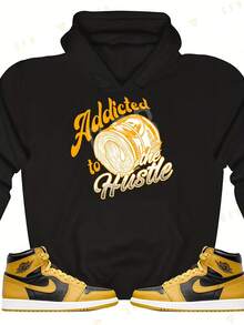 Addicted To The Hustle Hoodie To Match R Pollen Hoodie, R Pollen, Pollen Sneaker Hoodie - Style 1 - View 1