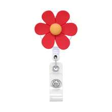 1 Peça Carretel Retrátil de Crachá com Clipe de Flor de 6 Pétalas Colorida e Crocodilo, Porta-Crachá Elástico, Presente de Feriado, Adequado para Médicos, Enfermeiros, Trabalhadores de Escritório, Festas, Volta às Aulas - Multicolorido - Visão 19