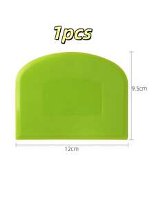 Espátula de silicona verde multiusos: perfecta para hornear, glasear y talla grande