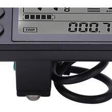 Bicicleta Eléctrica LCD, Bicicleta Eléctrica S866 Pantalla LCD Medidor 24V 36V 48V Panel de Control con Enchufe Impermeable Kit de Controlador de Velocidad del Motor sin - 1 - Ver 1