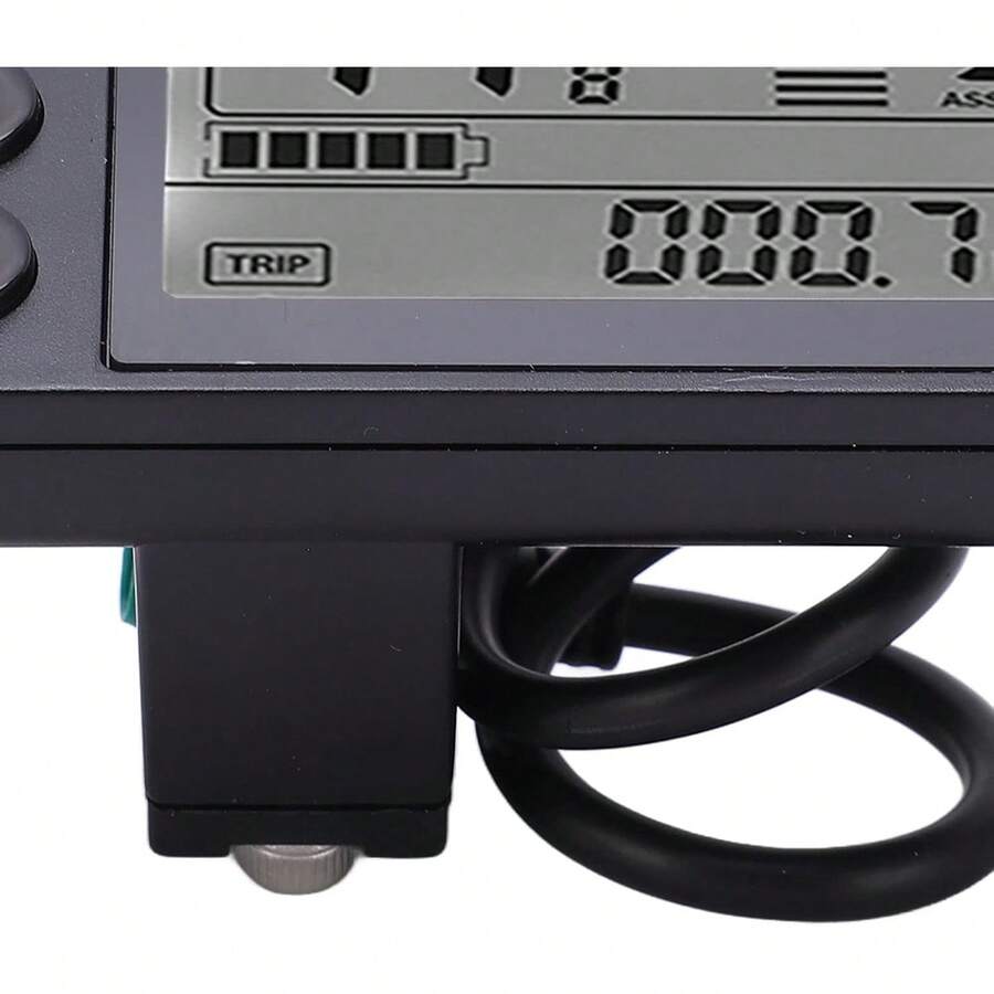 Bicicleta Eléctrica LCD, Bicicleta Eléctrica S866 Pantalla LCD Medidor 24V 36V 48V Panel de Control con Enchufe Impermeable Kit de Controlador de Velocidad del Motor sin - 1 - Ver 1