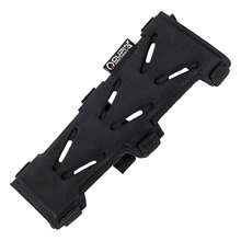 Protector de brazo de arco recurvo tradicional para equipo de tiro con arco, diseño ergonómico, cierre rápido, correa ajustable, apto para diestros y zurdos - Negro - Ver 8