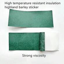 Rolo de 5m de adesivo isolante para baterias de lítio 18650/21700, com estampa de cevada das Terras Altas e revestimento adesivo.