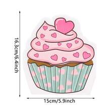 20张/40张/100张装纸杯蛋糕派对午餐餐巾纸，生日纸杯蛋糕造型纸巾，甜点餐巾纸，蛋糕装饰餐巾纸，主题派对和活动的完美之选 - 彩色 - 查看 2