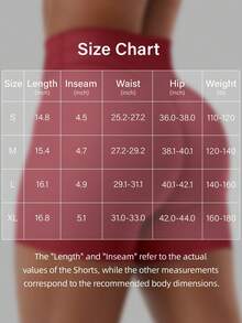 YEOREO Women Workout Yoga Shorts 4.5" No Front Seam Hidden Scrunch Almiy High Rise Buttery Biker Shorts - Màu đỏ - Xem 6