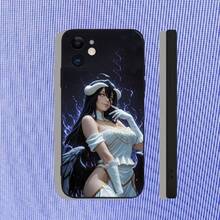 O-Overlord Albedo Phone Case Cover Compatible With  17, 16, 15, 14, 13, 12, 11, Pro, Max, Plus, Air, X, XS, XR, SE, 8, 7, Mini, Soft Black Funda, Cover Compatible With  17 Case,  17 Pro Case,  17 Pro Max Case - Z7 - Xem 11