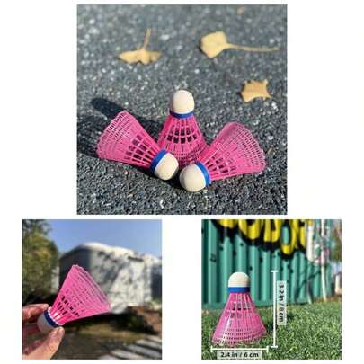 12 Packs Nylon Badminton Shuttlecocks Birdies Nylon Shuttlecocks Badminton Birdies Great Stability Durability Indoor Outdoor Sports Hight Speed Training