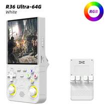 New R36 Ultra Handheld Game Console Is Equipped With Over 20000 Games And RGB Lighting Effects That Can Be Adjusted. It Supports 7 Types Of Lighting And Can Be Connected To WiFi. It Also Supports Dual Player Online Multiplayer With Multiple Colors To Choose From - 彩色 - 查看 13