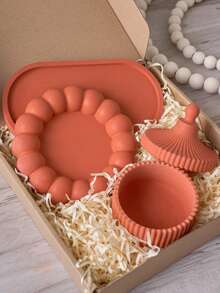 1000g/2.2lb In Bag Resin High Density Plaster Powder Brick Red Plaster Powder For DIY Sculpture Molds,Vases Making Casting Production Material Gypsum Powder In Barrel - Gypsum - View 6