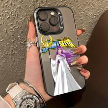 Fundas Coloridas Doradas para 16, 15, 14, 13, 12, 11 Pro, X, XR, XS, 8, Plus - Cubierta Anticaída con Fondo Mate17  17promax - Negro - Ver 5