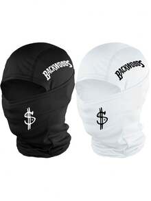 1个/2个装男女通用印花拉法帽面罩，适合日常使用、户外旅行、徒步、滑雪、骑摩托车等。 - F - 查看 3