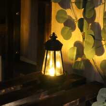 Solar Powered Outdoor Garden, Simple And Modern LED Night Light, Waterproof Hanging Light, Courtyard Lighting - Multicolor - View 3