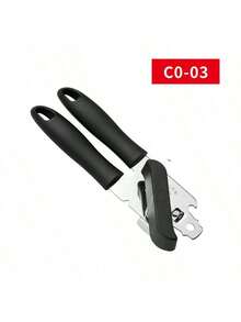 3-In-1 Stainless Steel Manual Can Opener, Multi-Function Kitchen Bottle Opener Tool