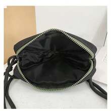 Nova Chegada Triângulo Crossbody Saco Masculino Estilo Coreano Na Moda Leve Pequena Bolsa De Ombro Mini Do Telefone - Verde - Visão 11