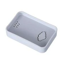 2-Tier Plastic Soap Dish Drain Rack, Bathroom Soap Holder Box, Handmade Soap Container, Waterproof Soap Tray Storage Rack