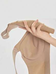 3件套女士无缝无钢圈文胸，支撑性瑜伽运动文胸，罗纹波浪边舒适全包覆日常文胸 - 彩色 - 查看 3