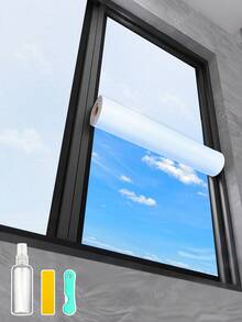 1 卷黑白窗户隐私膜,防紫外线,100% 遮光窗膜,防止窥视隐私窗膜,适用于家庭厨房客厅浴室办公室 - 彩色 - 查看 35