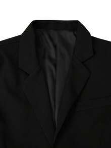 2 piezas Conjunto de traje delgado para hombre, chaqueta de blazer de color negro de doble botonadura y pantalones a juego, adecuado para trabajo, viajes, boda, fiesta, Día de San Valentín y otras ocasiones formales