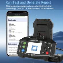 故障码清除电池测试仪发动机系统检查OBD II扫描仪V529汽车OBD2诊断工具代码读取器 - 黑色 - 查看 8