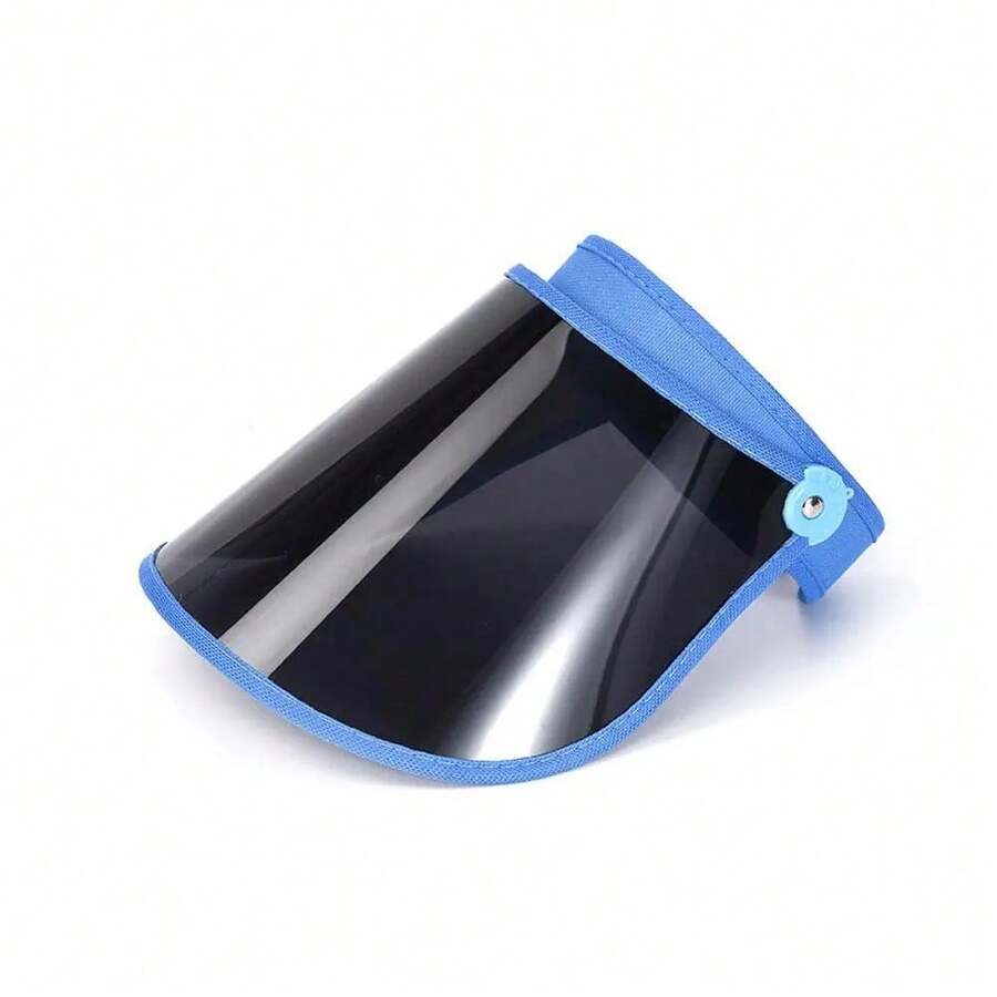 Visera Anti-para exteriores, sombrero para el sol para hombres y mujeres, protección deportiva plegable, cubierta portátil, gorra parasol, sombreros para el sol de verano - Azul - Ver 1