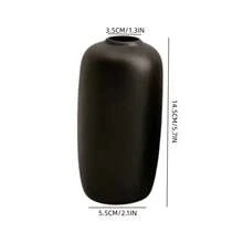 1pc Multi-Shaped Ceramic Vase Four-Piece Set Of Black And White Matte Texture Soft Clothes With " Wild Artifact" To Easily Grasp The Space Style - Multicolor - View 4