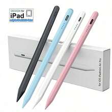 Apple Pencil Compatible With IPad 10th And 9th Generation | 2X Faster Charging, Compatible With IPad 6th-11th Gen (2018-2025), IPad Pro 12.9/11/13 Inch/M4, IPad Air 3/4/5/M2/M3, IPad Mini 5/6, Apple Pencil 2nd Gen, Upgraded Stylus Pen Compatible With IPad 9th And 10th Gen, Fast Charge IPad Pencil, Compatible With IPad Pro 11/12.9 Inch (3rd/4th/5th Gen) - Multicolor - View 2
