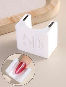 专业猫眼磁性美甲工具，凹槽设计，方便涂抹指甲油，多功能法式美甲强力磁性图案，适用于美甲沙龙和DIY - 彩色 - 查看 11