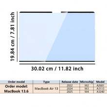 Cyan Phoenix [1片] 适用于MacBook Air Pro 13/14/15/16英寸的磁吸式蓝光阻隔屏幕保护膜，防眩光磨砂膜，3H硬度防刮，易于安装可拆卸滤光片，缓解眼疲劳（2016-2025 M1/M2/M3/M4） - 磁吸防藍膜 - 查看 9