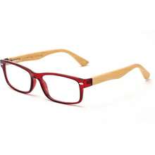 Lens Rectangle Frame Non Prescription Glasses - Fashion - 紅竹 - 查看 6
